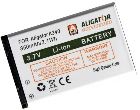 ALIGATOR A340 / A310 / A311 / A320 / V600, Original Phone Battery