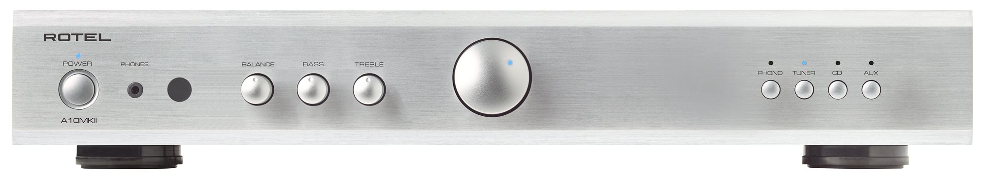Rotel A10MKII-S, ezüst HiFi erősítő