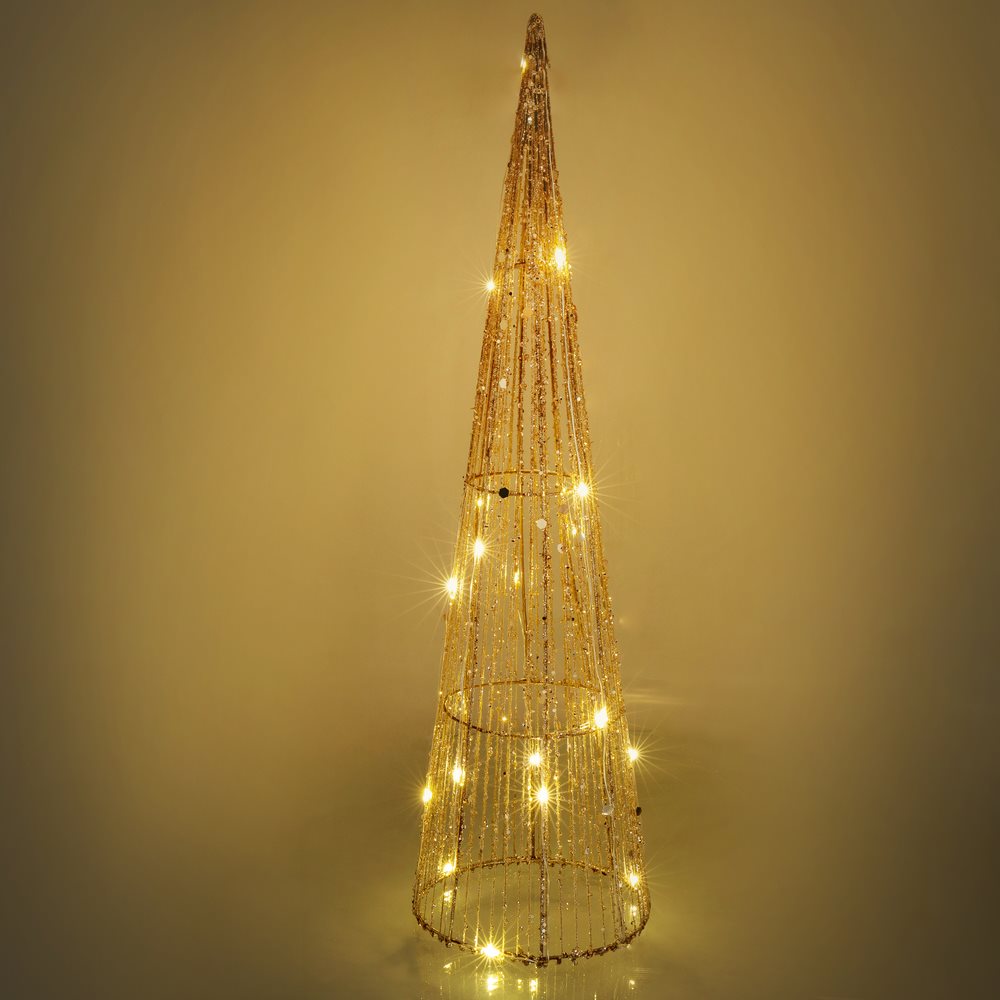 RETLUX RXL 328 csillogó kúp 20LED 60cm Karácsonyi világítás