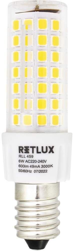 RETLUX RLL 459 E14 6W hood oven WW LED žiarovka