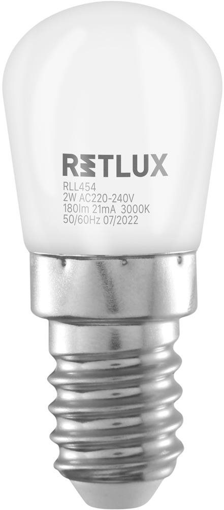 RETLUX RLL 454 E14 2W T26 fridge WW LED izzó
