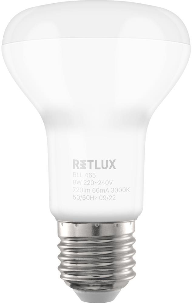 RETLUX RLL 465 R63 E27 Spot 8W WW LED izzó