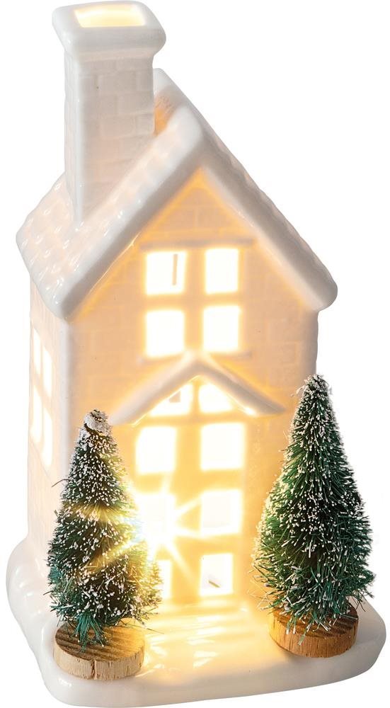 RETLUX RXL 392 Porcelán ház LED 14,8 cm Karácsonyi díszítés