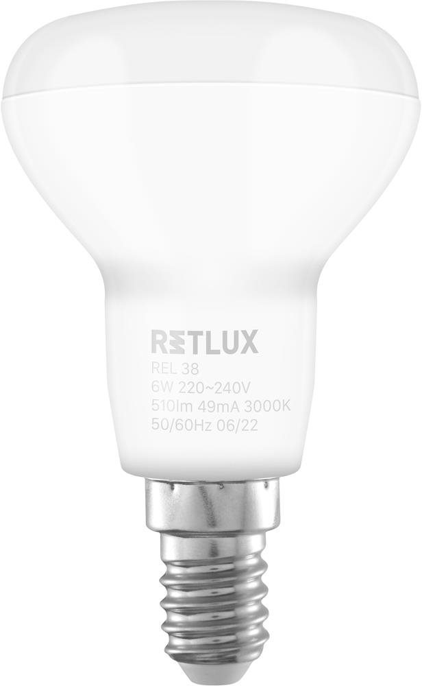RETLUX REL 38 LED R50 2x6W E14 W LED izzó