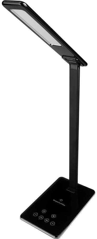 RETLUX RTL 198 dimmbare LED-Lampe schwarz Qi 5W Tischlampe