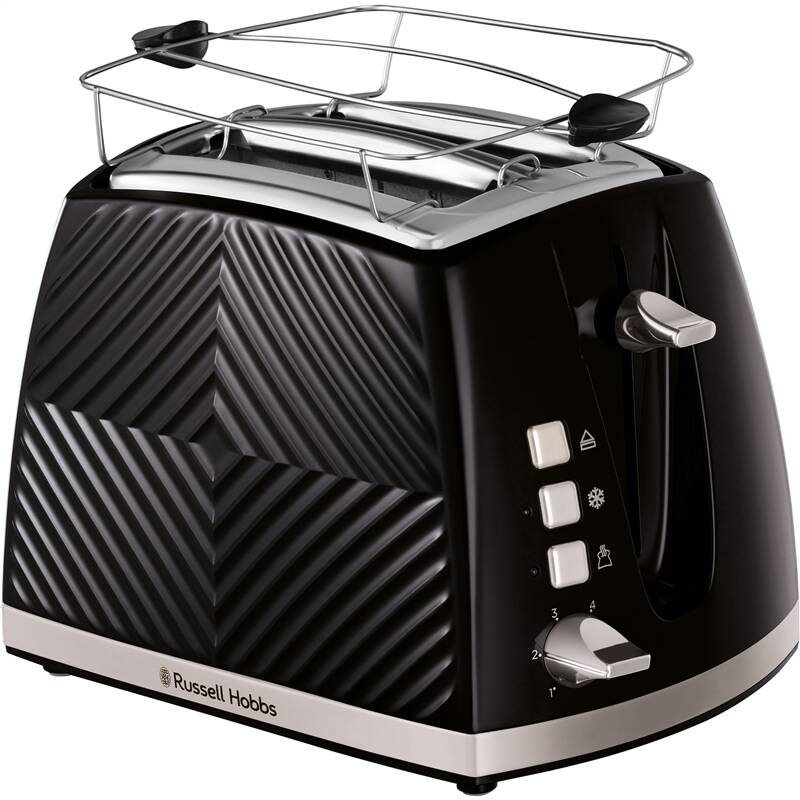 Russell Hobbs 26390-56 Groove 2S Toaster Black Toaster