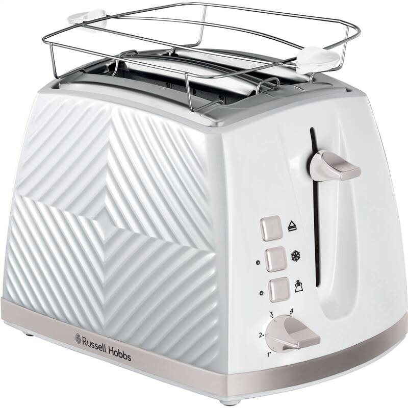 Russell Hobbs 26391-56 Groove 2S Toaster White Toaster