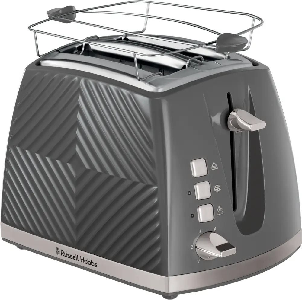 Russell Hobbs 26392-56 Groove 2S Toaster Grey Kenyérpirító