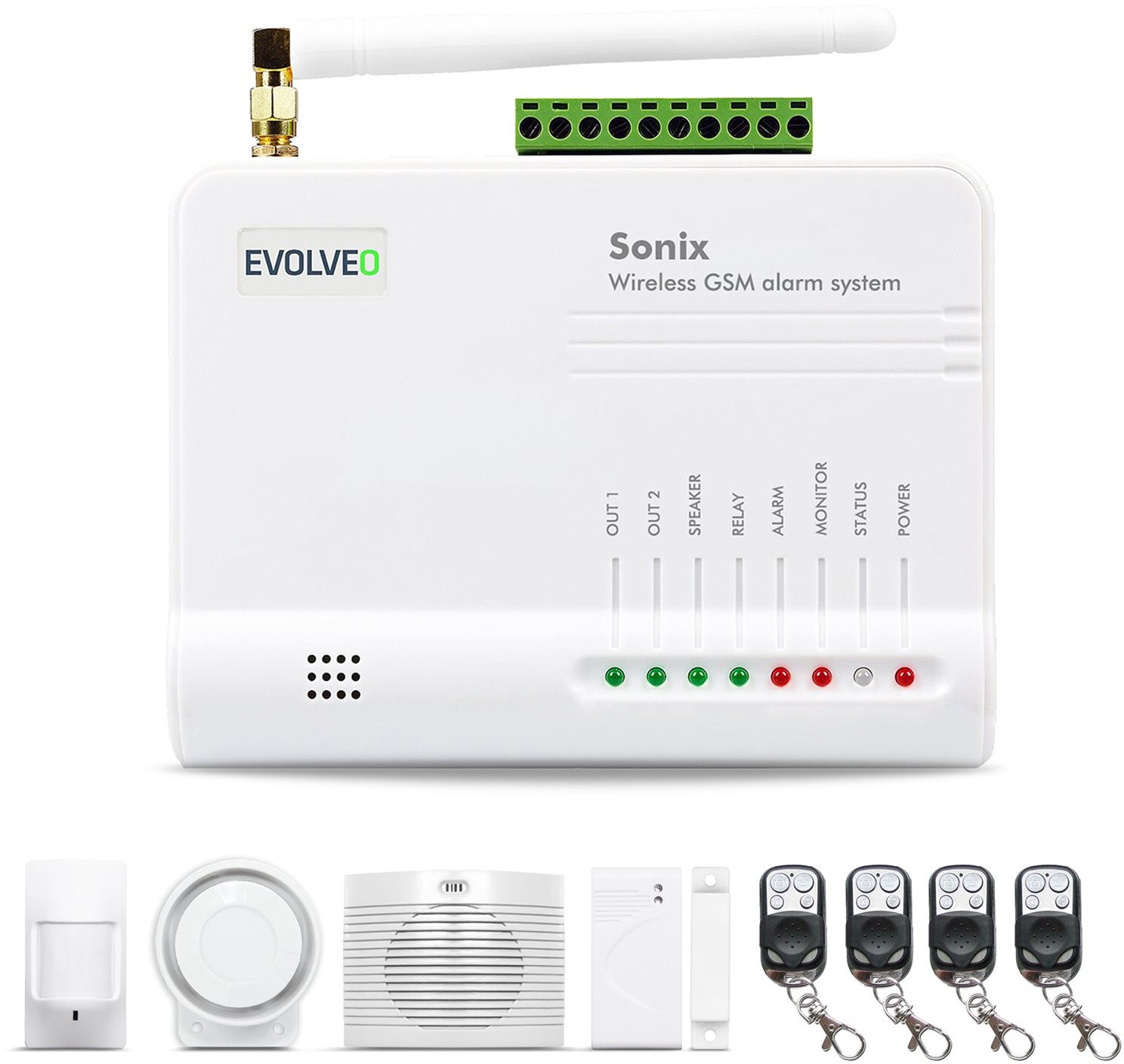EVOLVEO Sonix – Bezdrôtové zabezpečenie majetku Alarm