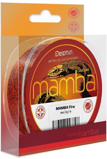Delphin Mamba feeder Fire 200 m 0,28 mm 6,1 kg Silon na ryby
