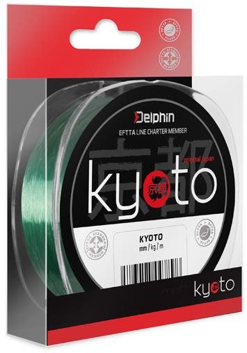 Delphin Kyoto Zelený 300 m 0,286 mm 6,8 kg Silon na ryby