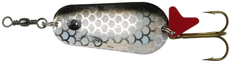 Effzett Standard Spoon 6,5 cm 30 g Holographic Black Blyskáč