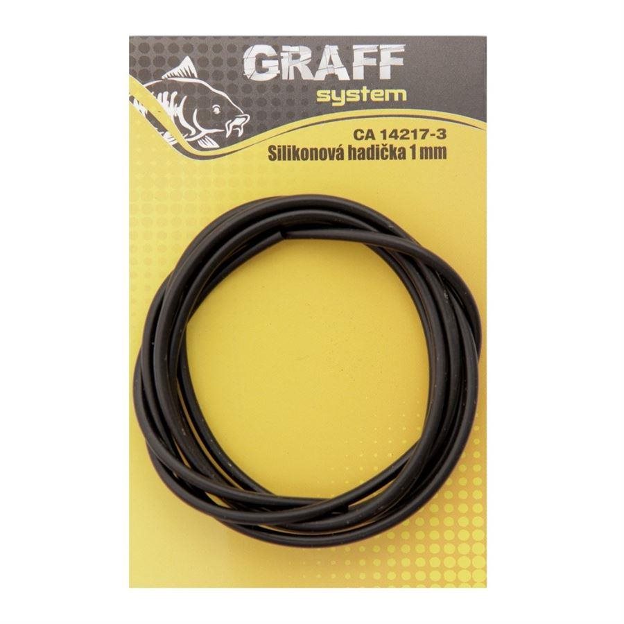 Graff Silikonová hadička 1mm Černá Hadička