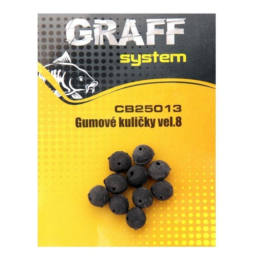 Graff Gumové guľôčky Veľkosť 8 10 ks Korálik