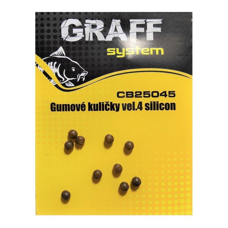 Graff Silikónové guľôčky Veľkosť 4 10 ks Korálik