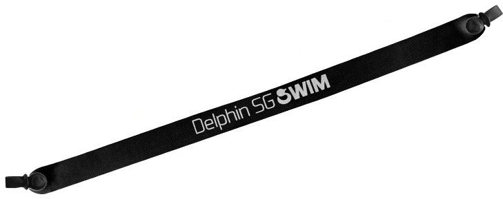 Delphin Plávajúci popruh na okuliare Swim Čierny Popruh