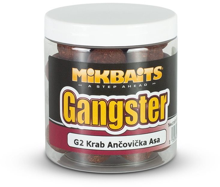 Mikbaits Gangster Balance G2 Krab Ančovička Asa 24 mm 250 ml Boilies