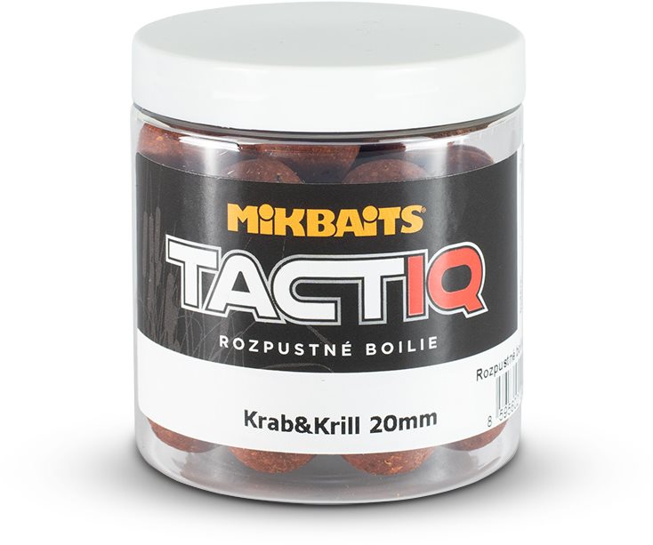 Mikbaits TactiQ rozpustné boilie Krab & Krill 20 mm 250 ml Boilies