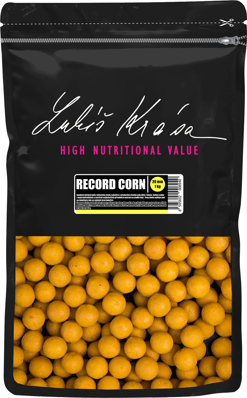 LK Baits Boilie Lukas Krasa Record Corn 24 mm 1 kg Boilies