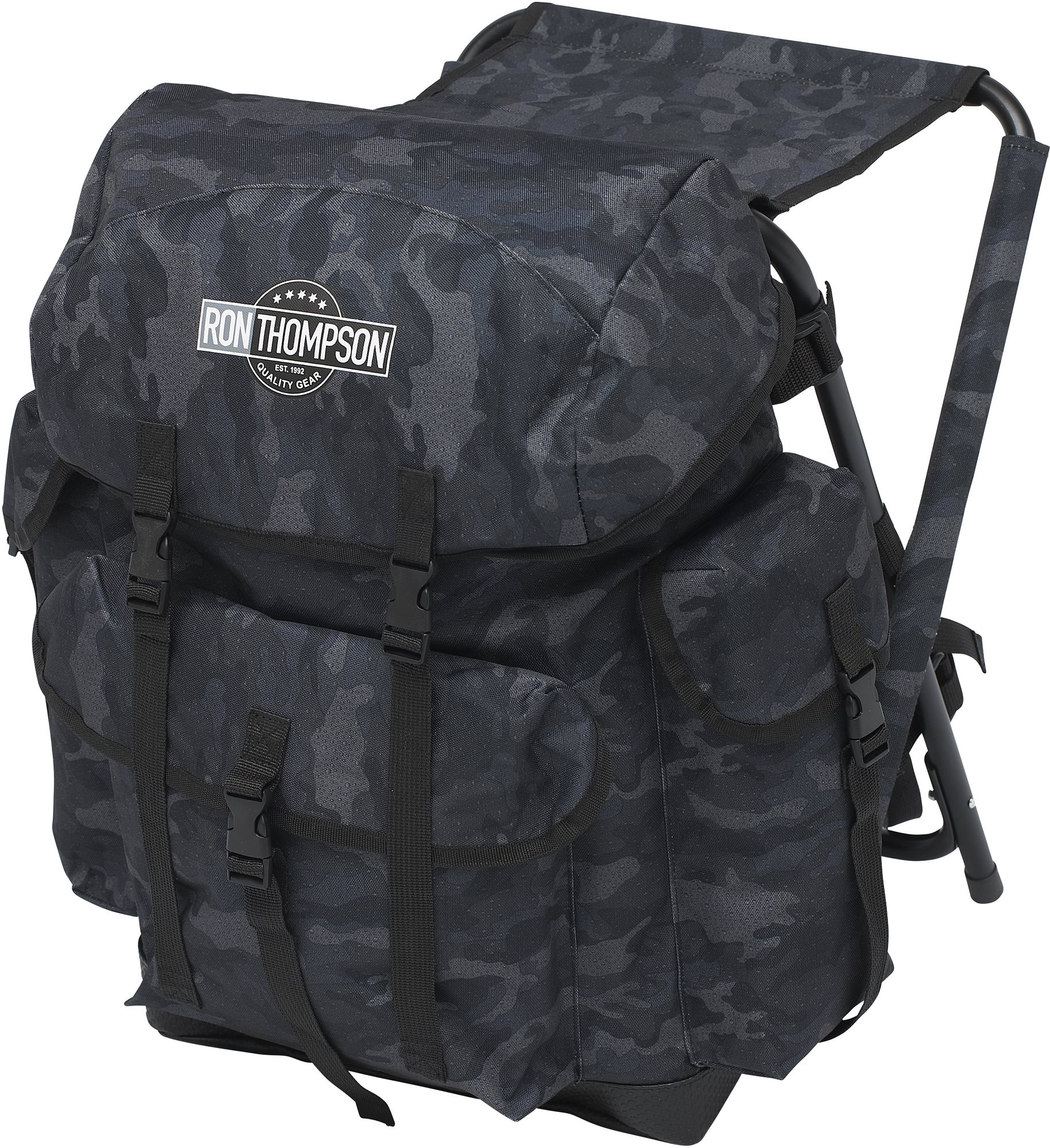 Ron Thompson Camo Backpack Chair Rybárska stolička