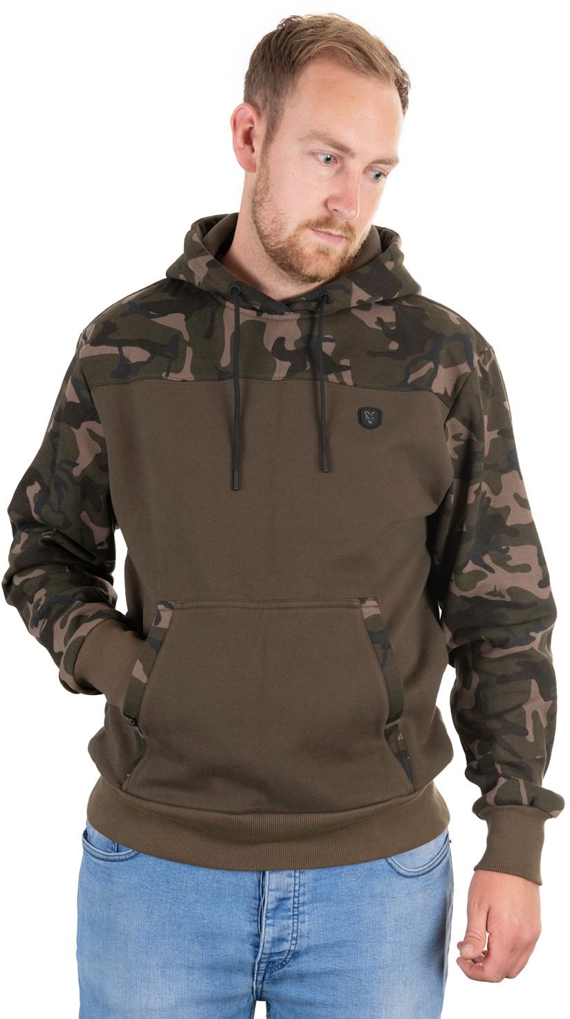 FOX Khaki/Camo Hoody Veľkosť XXL Mikina
