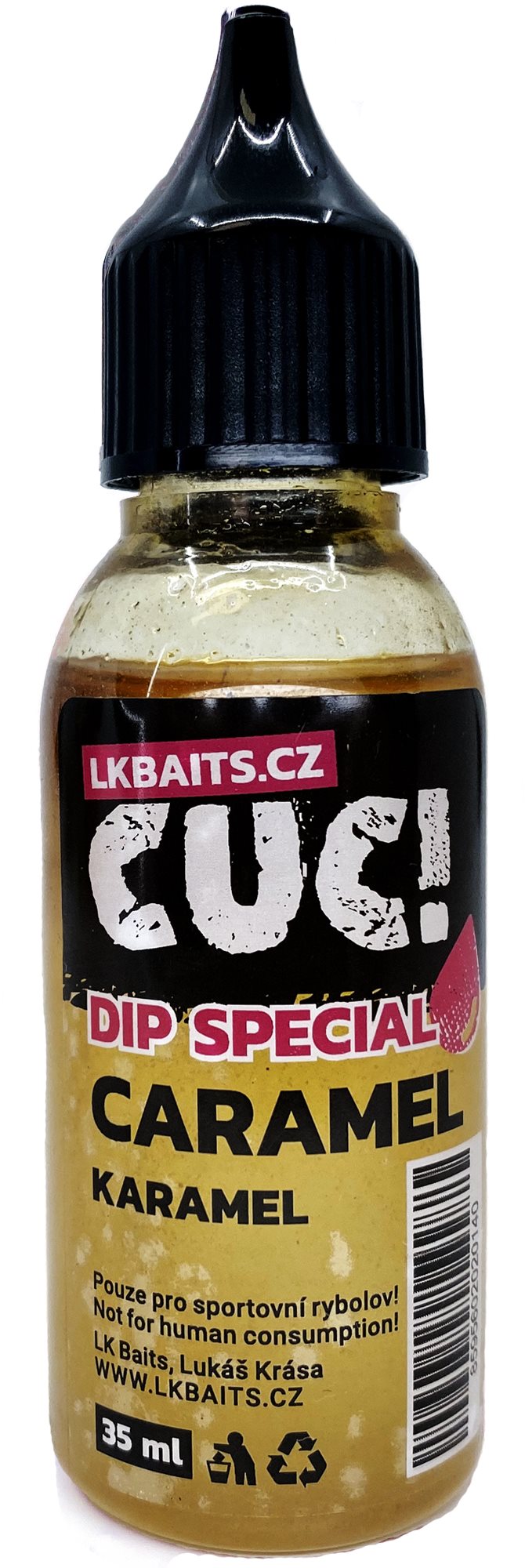 LK Baits CUC! Dip Špeciál Karamel 35 ml Dip