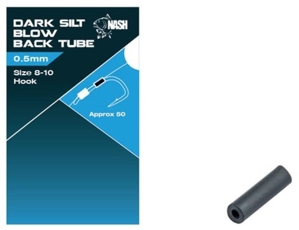 Nash Blow Back Tube Dark Silt 0,5 mm Veľkosť 8 – 10 50 ks Hadička