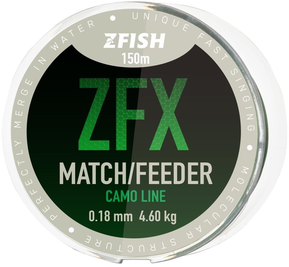 Zfish ZFX Match/Feeder CamoLine 0,18 mm 4,6 kg 150 m Silon na ryby