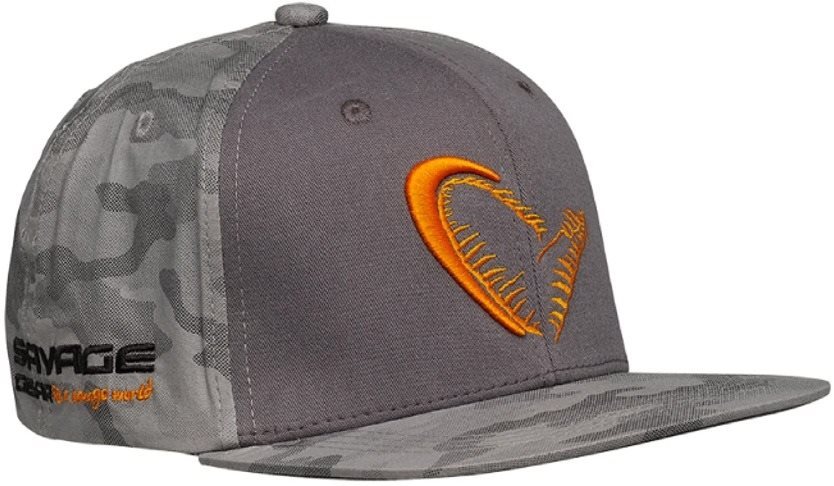 Savage Gear Flex Fit Camo Cap Camo/Grey Šiltovka