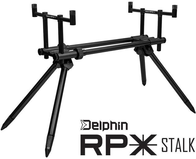 Delphin Rodpod RPX Stalk BlackWay 2Rods Stojan