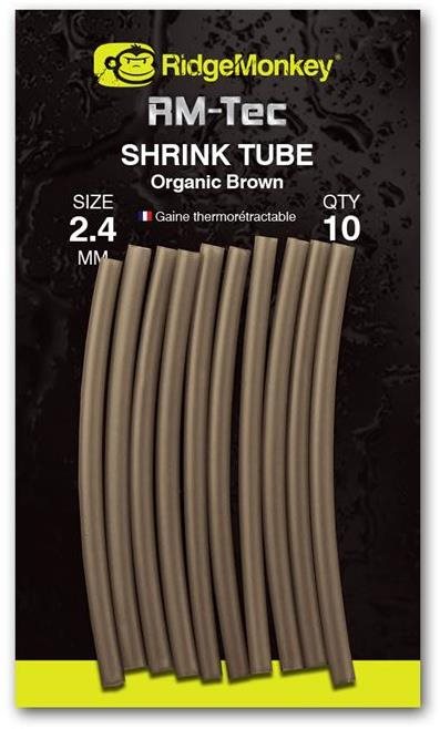 RidgeMonkey RM-Tec Shrink Tube 2,4 mm Organic Brown 10 ks Hadička