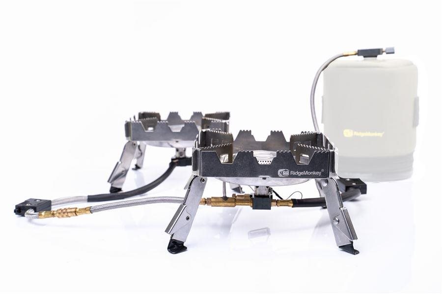 RidgeMonkey Quad Connect Pro Full Kit Plynový varič