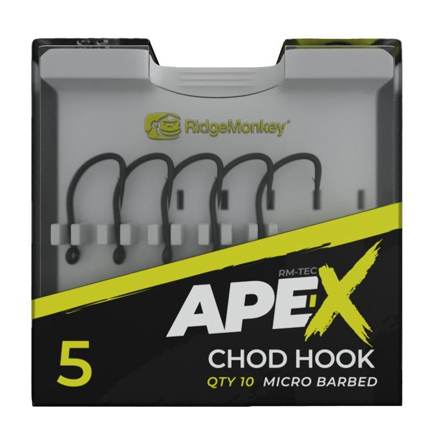 RidgeMonkey Ape-X Chod Barbed Veľkosť 8 10 ks Háčik na ryby