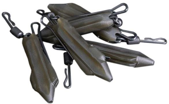 RidgeMonkey Connexion Uni Lead Clip Camo Brown 5 ks Záves