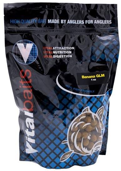 Vitalbaits Boilie Banana GLM 30 mm 1 kg Boilies