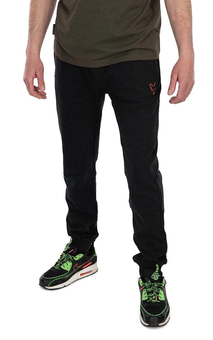 Fox Collection Black/Orange Lightweight Joggers, vel. 3XL Tepláky