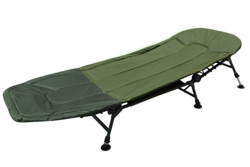 Sedco Rybárske ležadlo STEEL 715 6 l, 195 × 75 × 28 – 40 cm...
