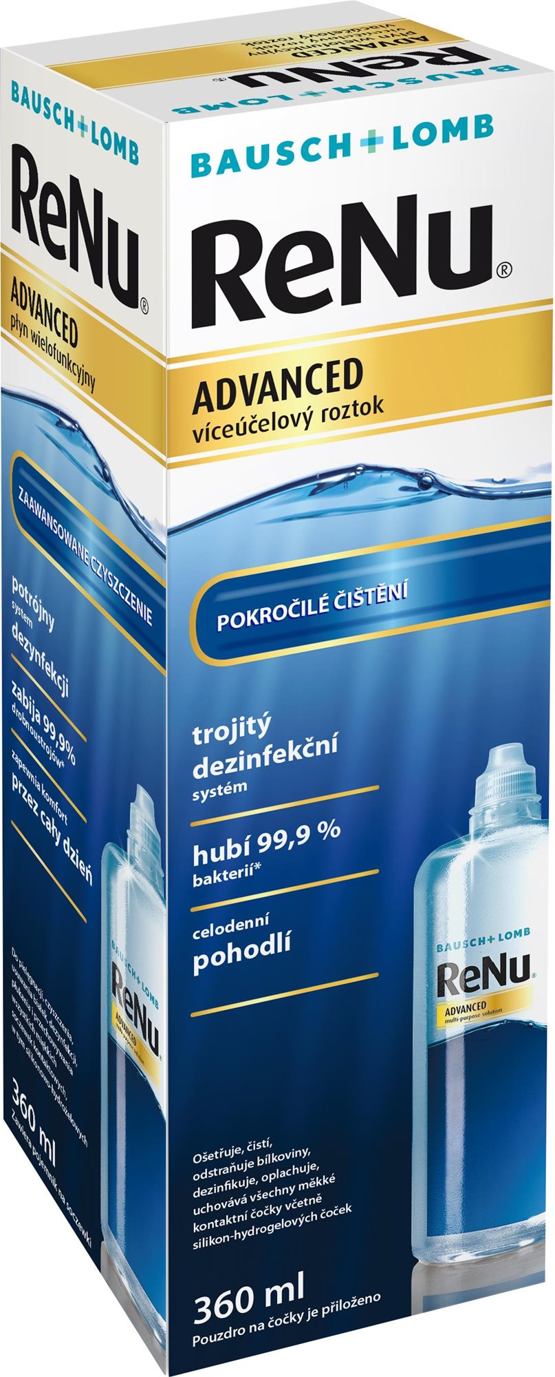 ReNu Advanced 360 ml Roztok na kontaktné šošovky