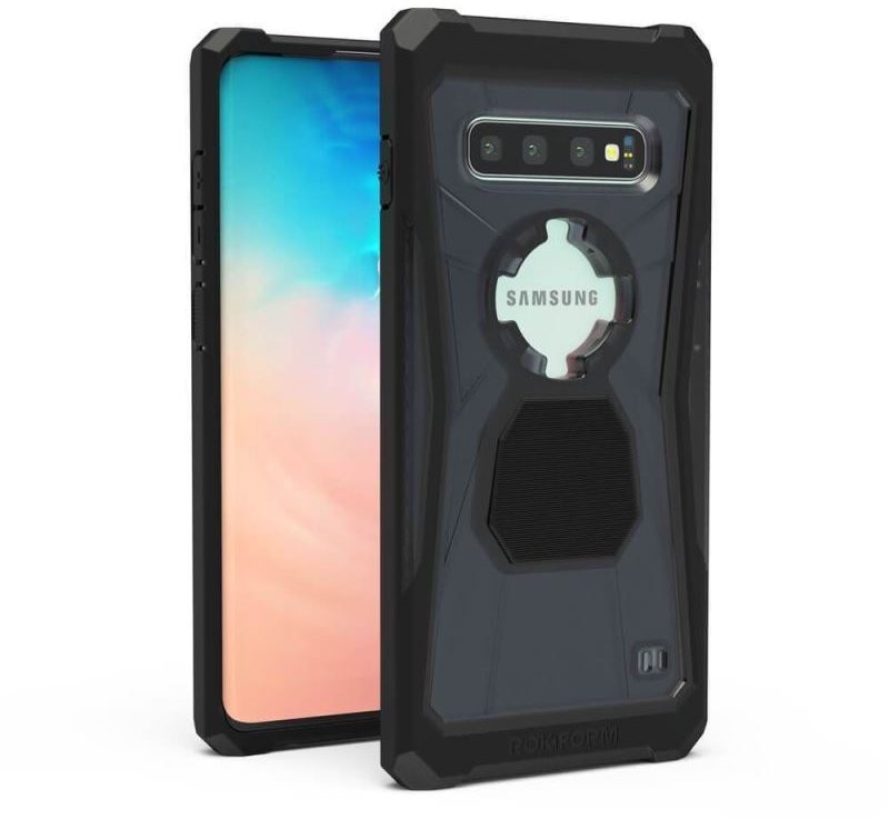 Rokform Rugged for Samsung Galaxy S10 Plus, Black Phone Cover