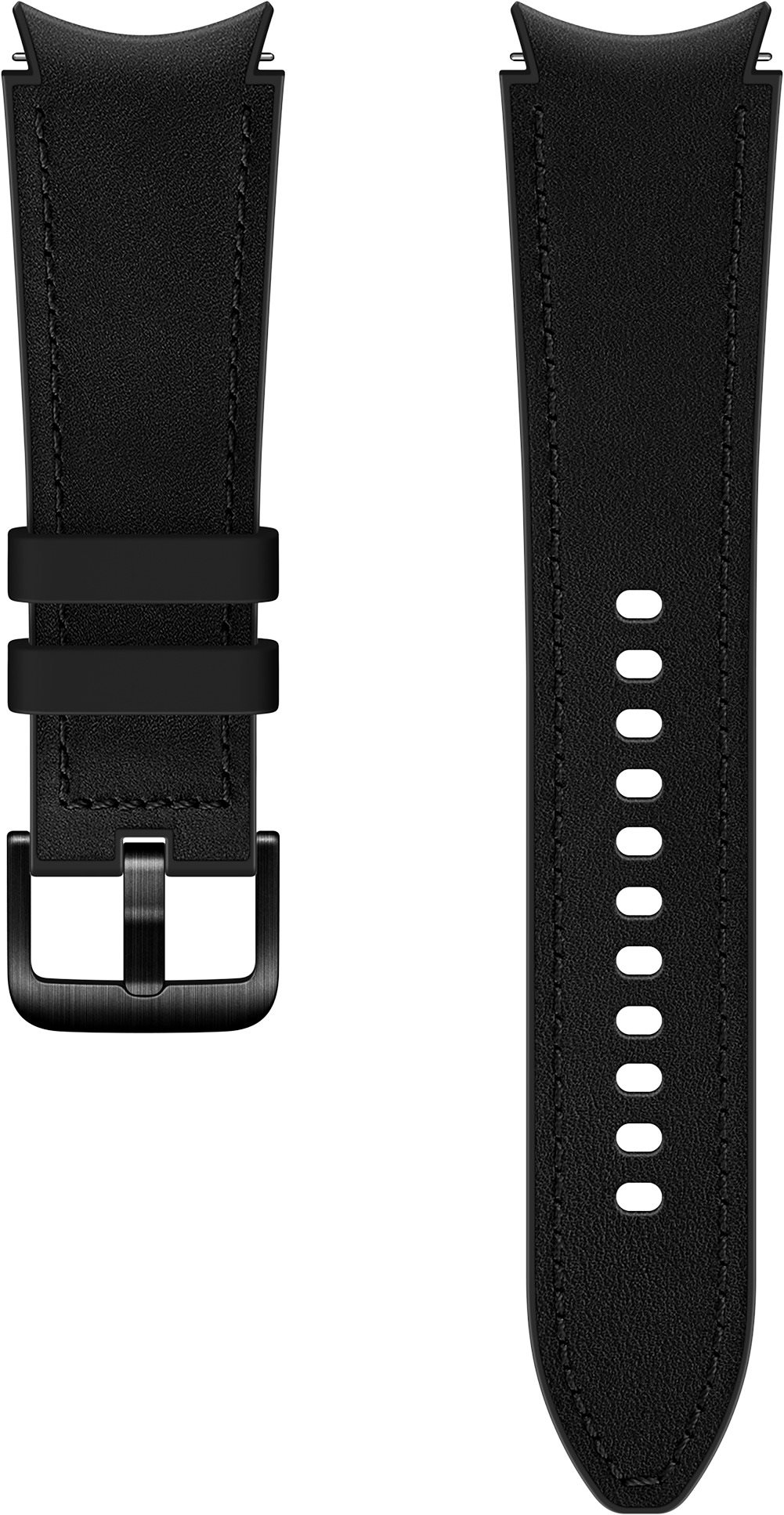 Samsung Hybrid Leather Strap (size M/L) Black Watch Strap