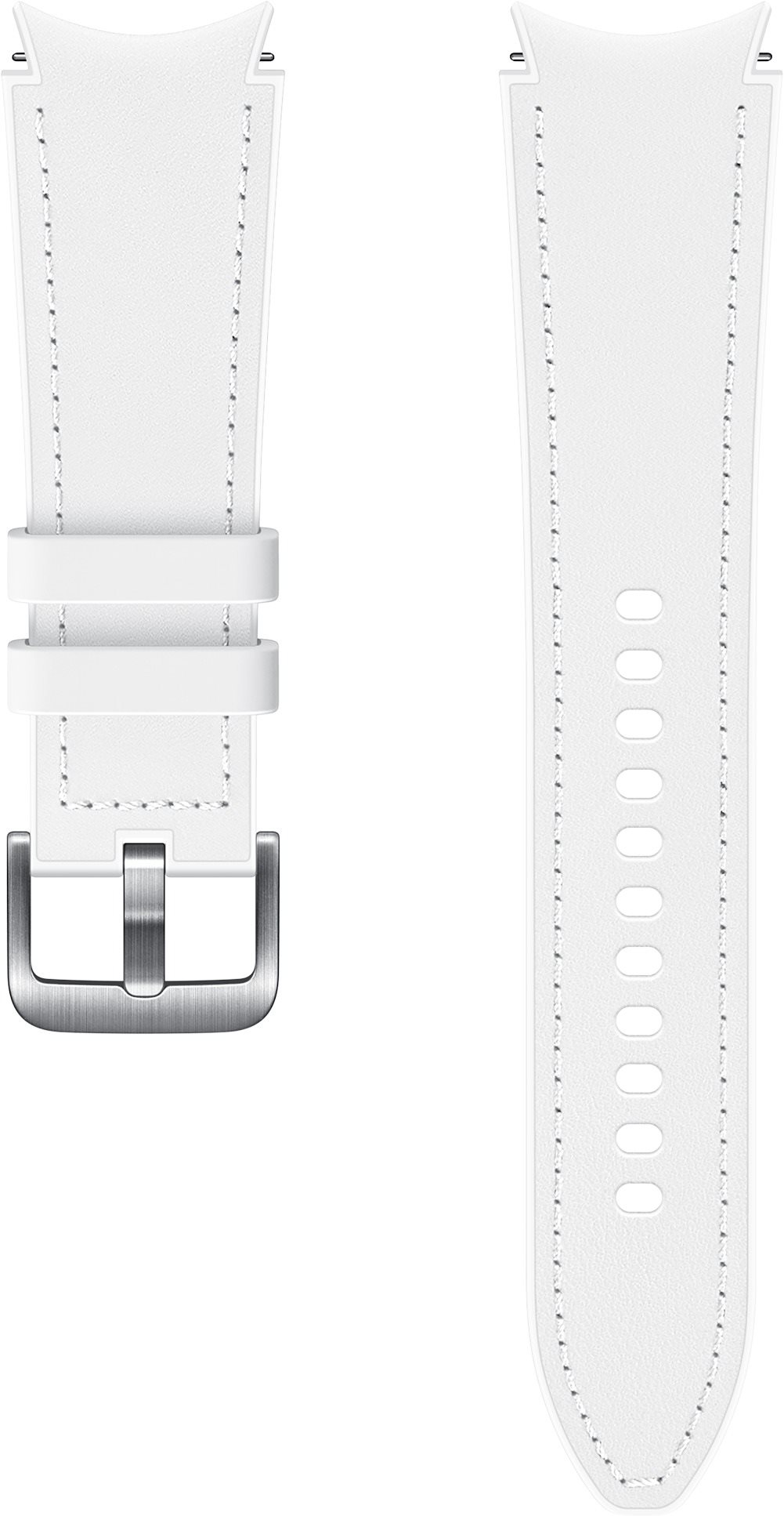 Samsung Hybrid Leather Strap (size M/L) White Watch Strap