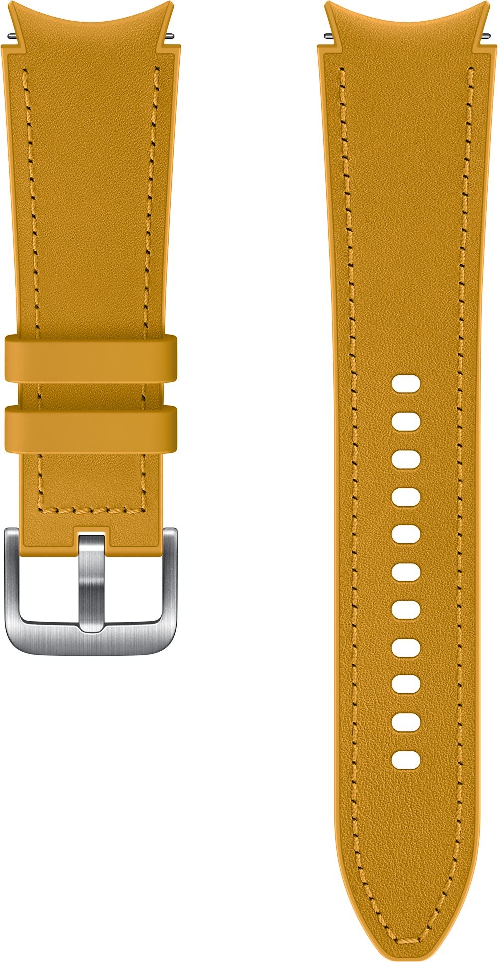 Samsung Hybrid Leather Strap (size M/L) Mustard Watch Strap