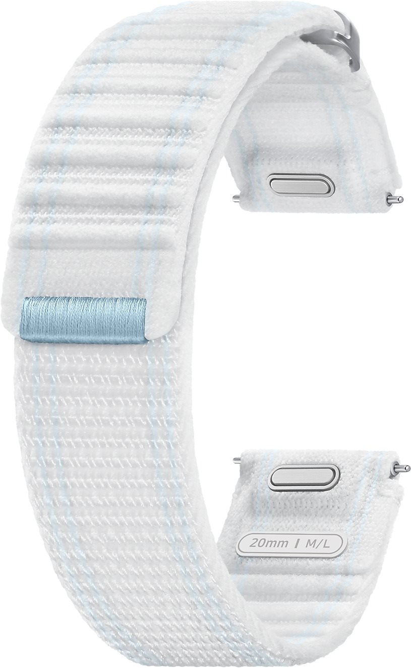 Samsung Látkový remienok (veľkosť M/L) modro-biely Remienok na...