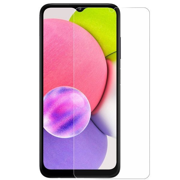 Samsung Tempered Protective Glass Galaxy A03s Transparent Glass...