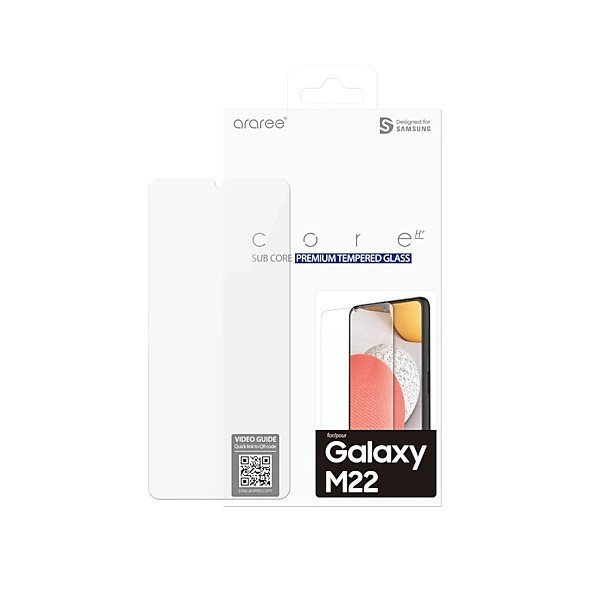 Samsung Tempered Protective Glass for Galaxy M22 Transparent Glass...