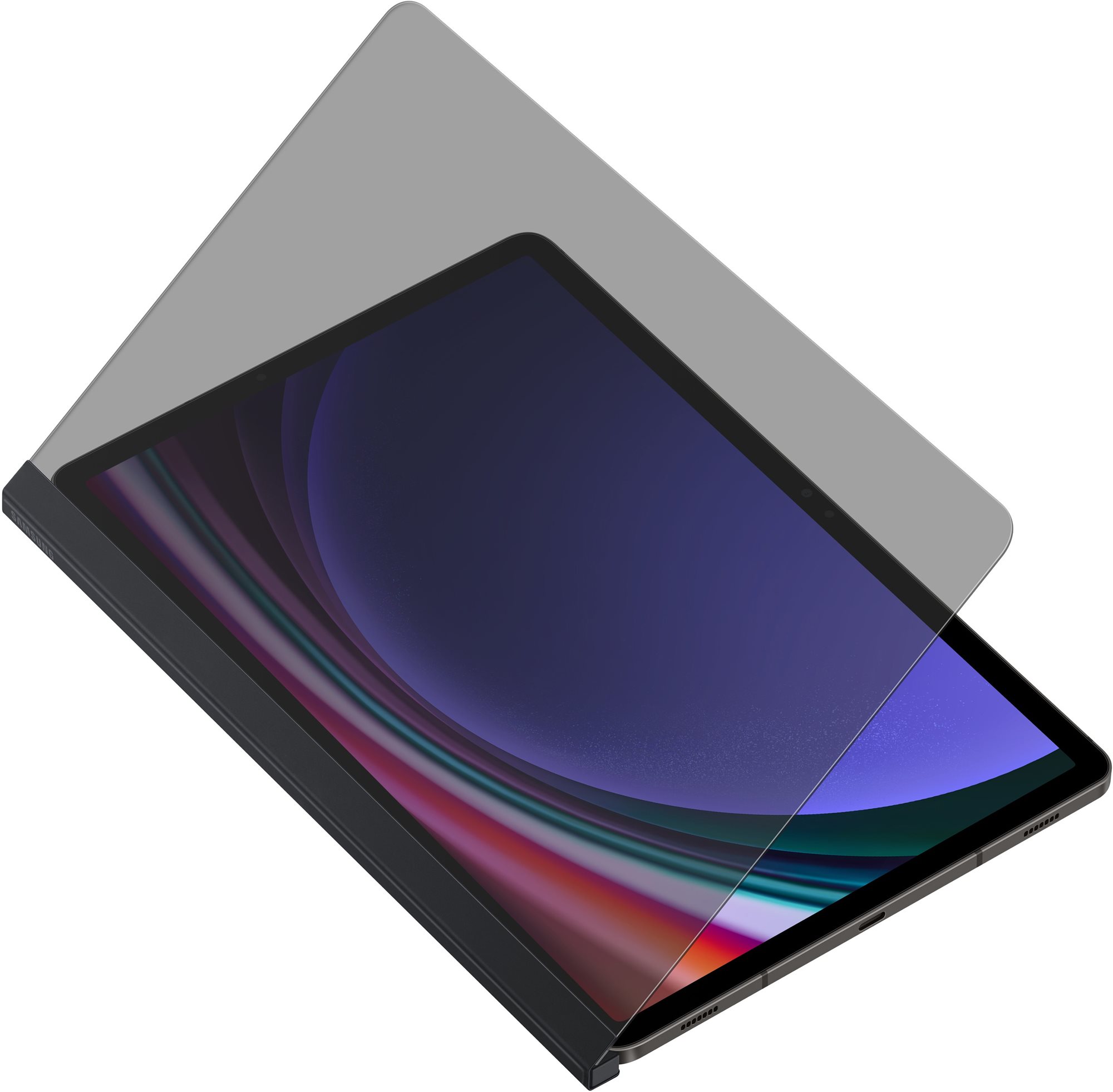 Samsung Galaxy Tab S9+ Privacy Screen védőfólia fekete Védőfólia