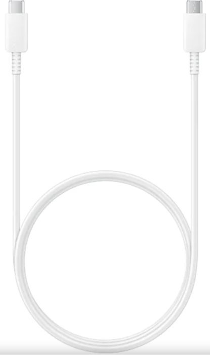Samsung USB-C to USB-C Connection Cable,  5A, 1m, White Data Cable