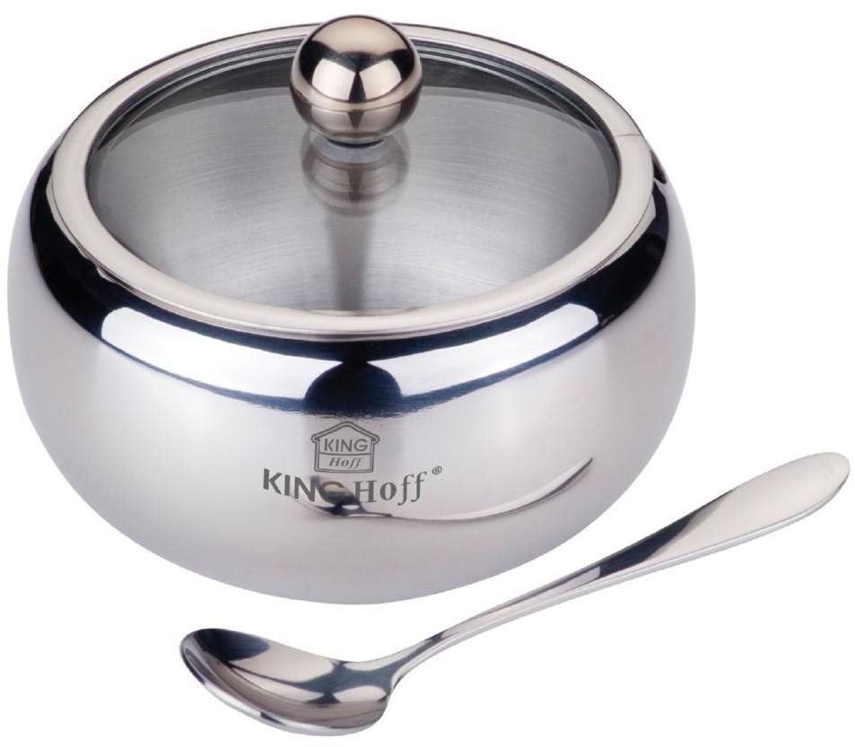 Saténová cukornička s lyžičkou Kh-3732 Cukornička