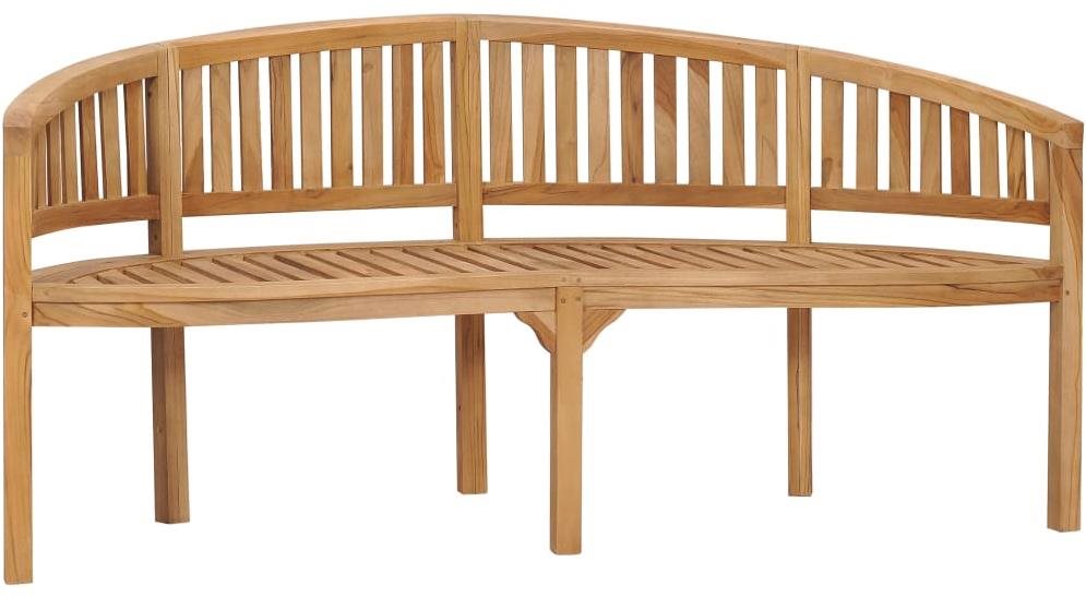 SHUMEE Lavica záhradná Banana, teak 310494 180 cm Záhradná lavička