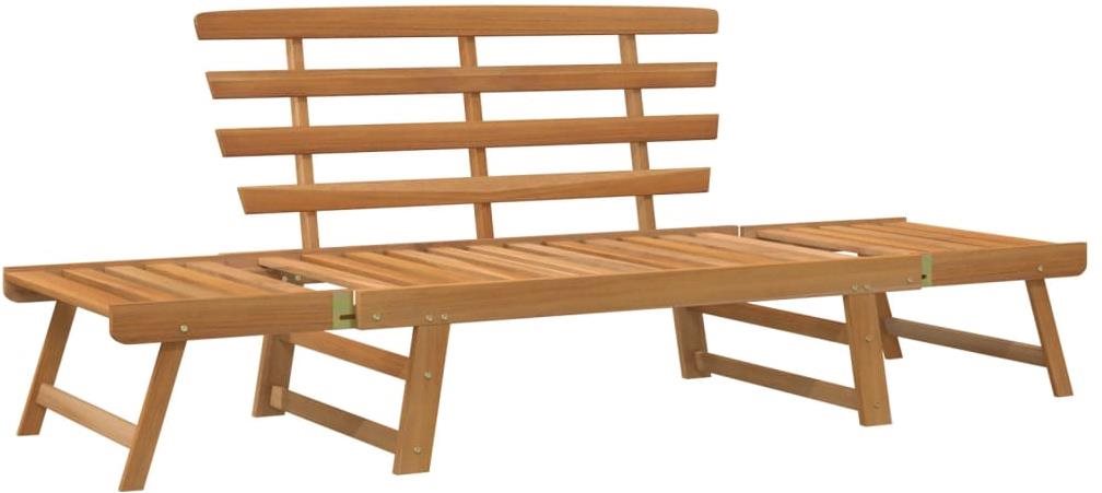 Záhradná lavica 2 v 1 190 cm masívna akácia, 316471 Záhradná lavička